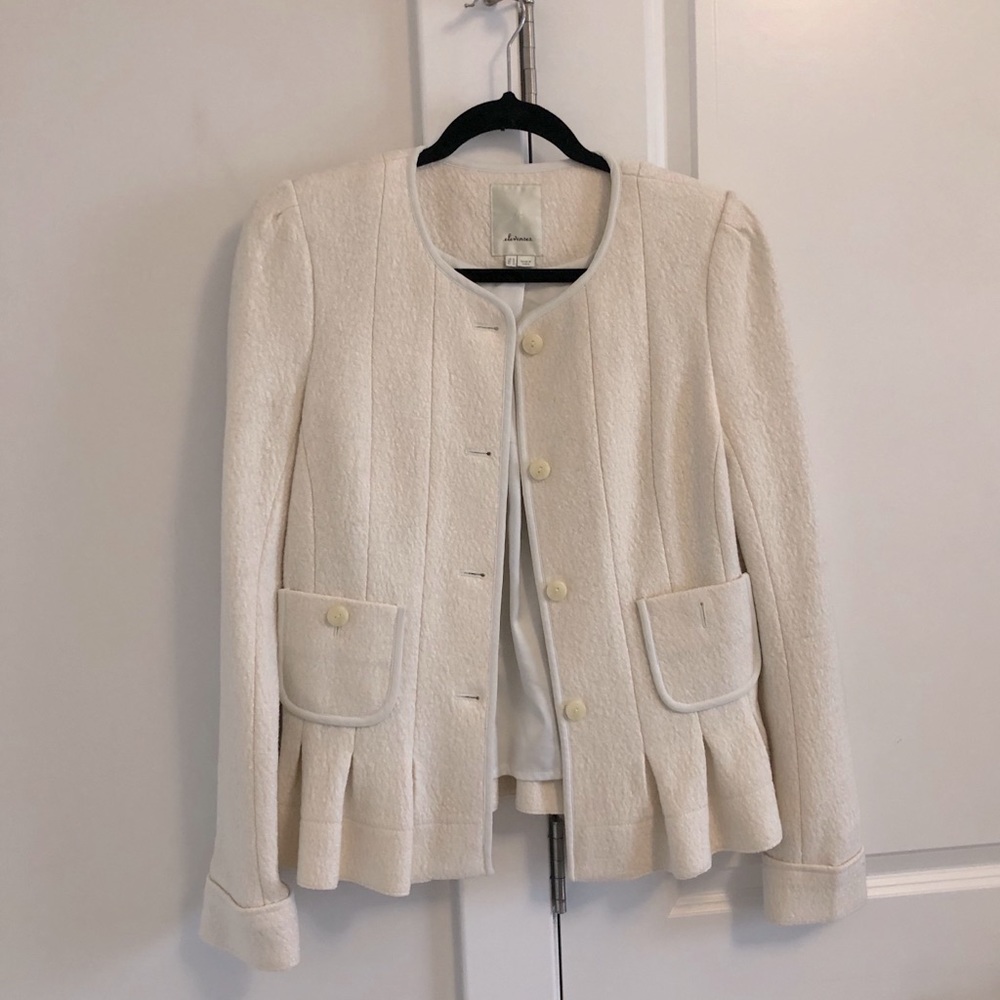 Anthropologie Elevenses Blazer